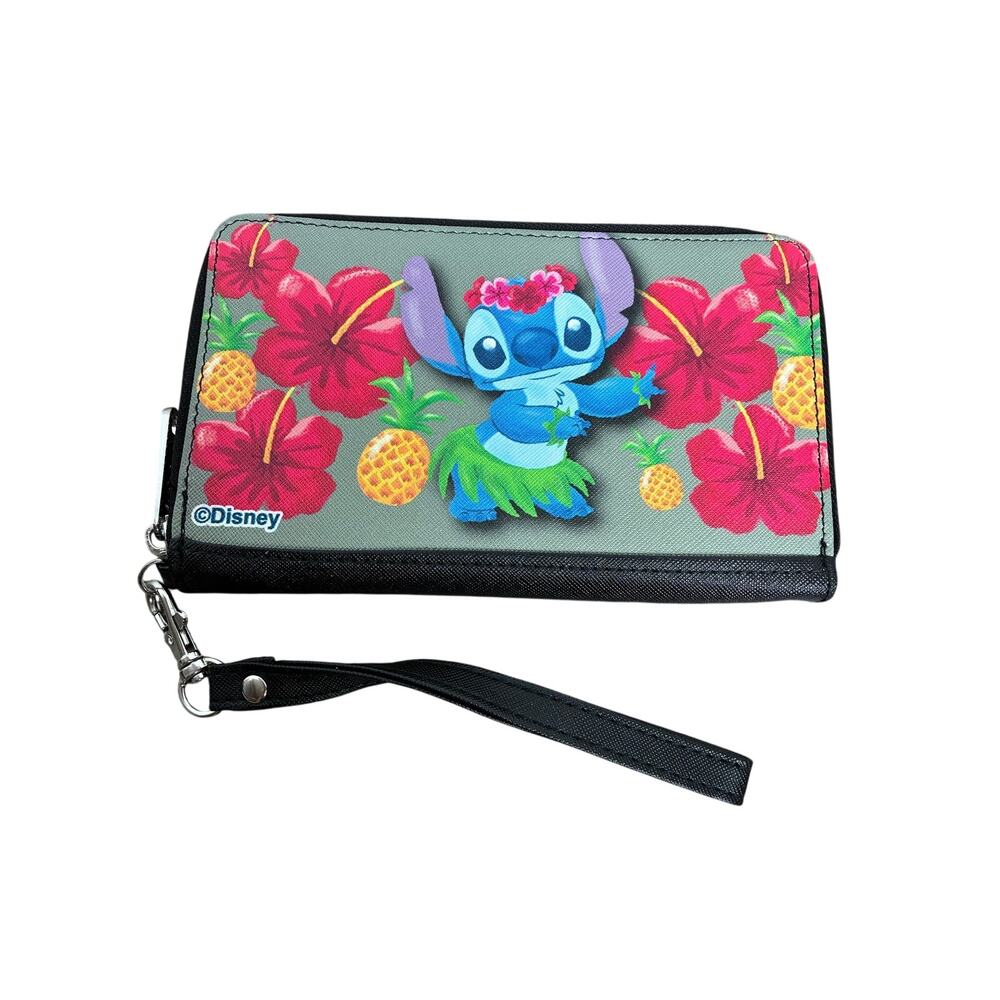 Buckle Down Disney Stitch Deluxe Wallet Lilo & Stitch Zip Around Wallet NWOT